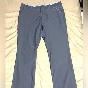 NWOT Adidas Men’s Golf Pants 34/34 Gray Button Pockets Lightweight Performance!!